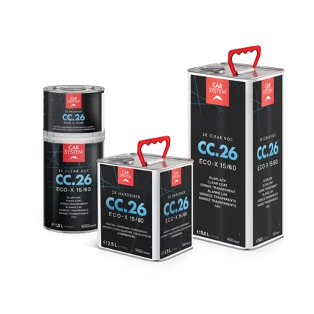 2K Clear VOC CC.26 ECO-X 15-60, Klarlack von Carsystem