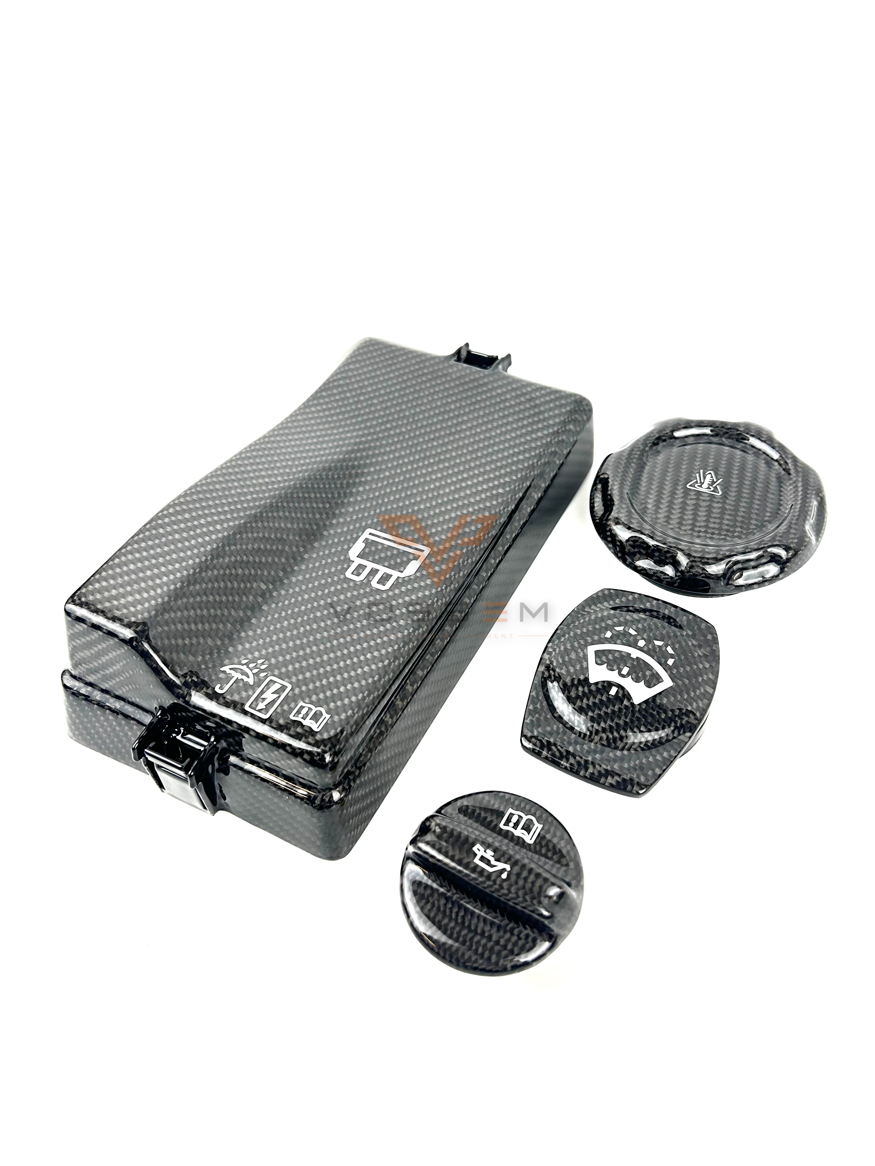 VAG Deckelset (Zentraltechnik Abdeckung, Öl- Wischwasser - Kühlmitteldeckel)